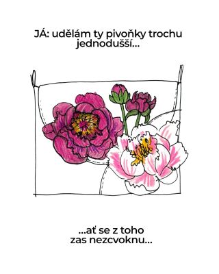 Pivoňky, spousta hodin práce, ale vidět kabelku na Lucii v reálu doslova rozkvést za ně rozhodně stálo 🌺 #perfectmatch...